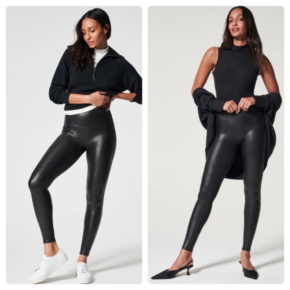 Spanx Faux Leather Leggings